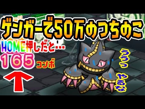 ゲンガー軸で５０万のつちのこが Home押し で挑戦するとこうなります メガジュペッタランキング ポケとる実況 ゲーム実況bygames Tuthinoko ゲーム実況アンテナ