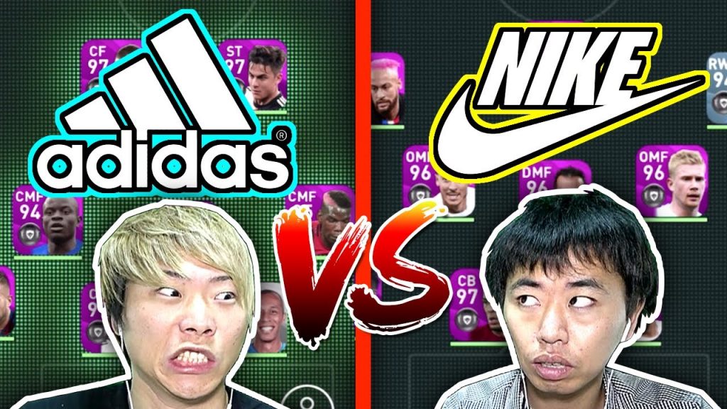 【ウイイレアプリ2020】adidas vs NIKE！スパイク着用選手で対決したら強すぎた！[ゲーム実況byAのゲームチャンネル